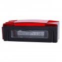 2Pcs Car LED Rectangle Stud Stop Brake Lamps Turn Tail Lights Waterproof for Truck Trailer Boat