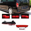 2Pcs LED Turn Lights Rear Bumper Reflector Tail Stop Brake Lamp For Mercedes Vito Viano W447