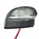 2W 10-30V 4LED Trailer License Plate Light for Truck Lorry Caravan White