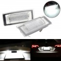 2pcs 18LED Tail License Plate Lights Lamp for Audi TT 8n 99-06