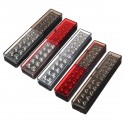 2pcs 24V 22LED Three Color Rear Car Tail Light Bake Stop Turn Lamp for Tailer Truck Boat Caravans