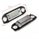 2x LED Licence Number Plate Light For Volvo C70 S40 S60 V50 V60 V70 XC60 XC90