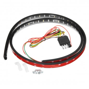 90cm 120cm 150cm Car LED Tailgate DRL Flexible Strip Light Brake Turn Signal Lamp Bar for Truck