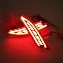 Car LED Rear Bumper Reflector Driving Brake Lights Tail Lamp for HR-V HR V Vezel 2015-2017