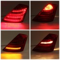 Car LED Tail Light Assembly Brake Lamp with Bulb Red Pair for Mercedes Benz W221 S Class 2006-2008