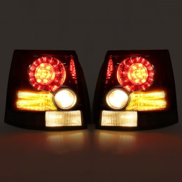 Car LED Tail Light with Bulbs Pair For Land Rover Range Rover Sport 2005-2013