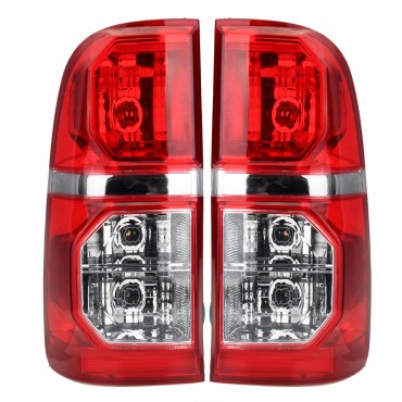 Car Left/Right Side Tail Light Brake Lamp Red with Harness For Toyota Hilux 2005-2015