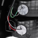 Car Rear Left/Right Tail Brake Light Assembly With Wiring Smoke Black For Toyota Hilux R2015-Up