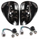 Car Rear Left/Right Tail Brake Light with Wiring Smoke Black For Mitsubishi L200 2005-2016