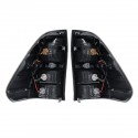 Car Rear Left/Right Tail Light Brake Lamp Smoke Black with Wiring For Toyota Hilux R2015-Up