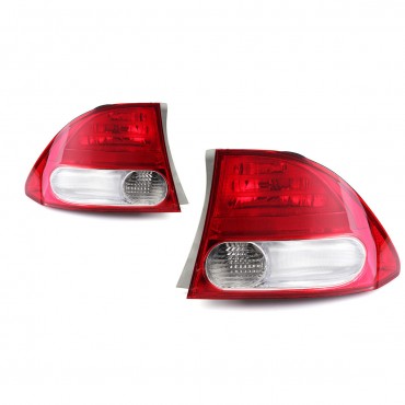 Car Rear Left/Right Tail Light Brake Lamp with No Bulb Red For Honda Civic GX Sedan 2006-2011