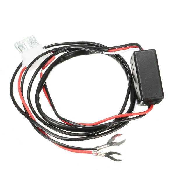 DRL Controller Car LED Daytime Running Light Relay Harness Dimmer On/Off 12V