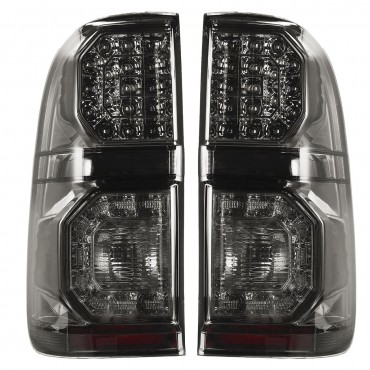 For Toyota Hilux(Vigo) 2004-2015 Pair Car LED Rear Tail Brake Light Lamp Smoke Black