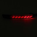 LED Rear Bumper Indicator DRL Brake Flash Turn Signal Lights Smoke Black Lens For Subaru Forester 2008-2019