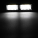 Pair 24-SMD LED License Plate Lights 6000K White For Fiat Marea Alfa 46408006 46786572