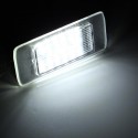 Pair 3W Car LED License Plate Lights for Opel Astra Zafira Vectra CANBUS Error Free White