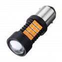 Pair 447LM 4.4W Amber LED Car Reversing Backup lights Turn Bulb Lamp 3157 7443 1156 1157 2835