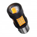 Pair 447LM 4.4W Amber LED Car Reversing Backup lights Turn Bulb Lamp 3157 7443 1156 1157 2835