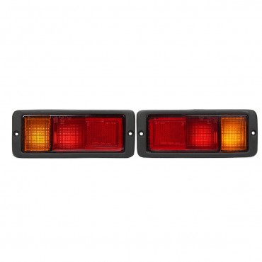 Pair Halogen Car Rear Tail Light Shell Left+Right Lamp for Mitsubishi Pajero Montero