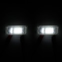 Pair LED License Plate Lights Canbus Error Free for BMW 3-series E46 2D Convertible M3 04-06