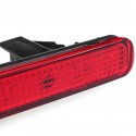 Pair LED Rear Bumper Brake Light Reflectors Red For Honda Acura TSX 2009-2014 Accord 2008-2015
