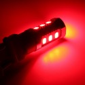 Pair Red 12V 7443 12LED Car Brake Lights Bulb Blinking Flashing Strobe Tail Stop Lamp