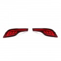 Pair Red Car Rear Bumper Tail Light Fog Lamp for Honda CRV CR-V 2017 2018