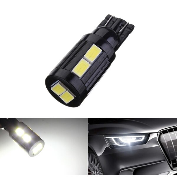 T10 168 194 10 SMD 5730 LED Xenon Ultra White Turn Tail Light Bulb