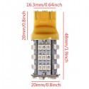 T20 3528 SMD 54 LED Amber Yellow Turn Signal Blinker Light Bulb