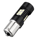 TXVSO8 1156 BA15S P21W 21SMD Car LED Light Bulb 5W Super Bright 6000K White Reverse Turn Signal Lamp 2Pcs