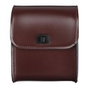 1 Pcs Black/Brown PU Leather Motorcycle Bicycle Tool Bag Luggage Saddlebags