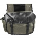 26L Motorcycle Canvas Saddlebags Bike Luggage Bag Travel Riding Army Green