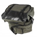 26L Motorcycle Canvas Saddlebags Bike Luggage Bag Travel Riding Army Green