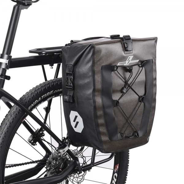 27L Full Waterproof Bag Motorcycle Camel Shelf Long-distance Saddlebags Cycling Travel Equipment