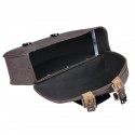 2Pcs Universal Motorcycle Saddlebags Tool Side Saddle Bags Waterproof PU Leather