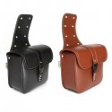 2pcs Universal Motorcycle Motor Bike Saddlebags Cruiser Side Storage Tool Pouches