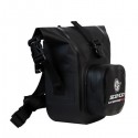 30X15X8cm Waist Pack Leg Shoulder Bag Saddle Bag Motorcycle Riding Wallet Waterproof Black For 