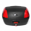 52L Secure Latch Black Motorcycle Scooter Topbox Rear Storage Luggage Top Box