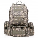 55L Military Tactical Army Backpack Rucksack Camping Hiking Trekking Bag