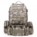 55L Military Tactical Army Backpack Rucksack Camping Hiking Trekking Bag