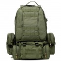 55L Military Tactical Army Backpack Rucksack Camping Hiking Trekking Bag