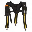 Adjustable Heavy Duty Work Tool Bag Belt Suspender With Mobile Phone Pouch 3 Loops