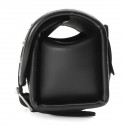 Black Motorcycle Front Rear Fork Tool Saddle Bag For Harley Softail Sportster Dyna