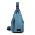 Canvas Chest Travel Bag CrossBody Messenger Sling Shoulder Backpack Universal