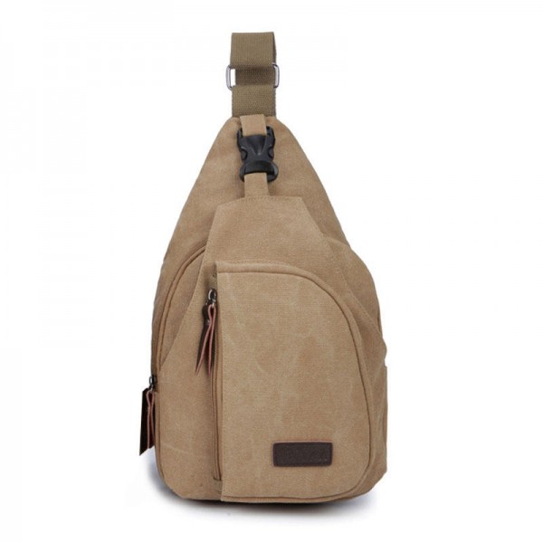 Canvas Chest Travel Bag CrossBody Messenger Sling Shoulder Backpack Universal