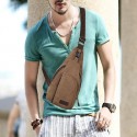 Canvas Chest Travel Bag CrossBody Messenger Sling Shoulder Backpack Universal