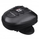 Motorcycle Riding Tank Saddlebags Helmet Tail Rear Seat Tool Bag Luggage Hard Shell Black
