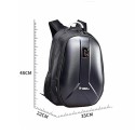 USB 15inch 36-55L Backpack Motorcycle Racing Helmet Bags Cycling Luggage Big Capacity Saddlebags