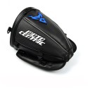 Waterproof Motorcycle Leather+Carbon fibre Reflective Tail Bag Travel Tank Bag Saddlebags