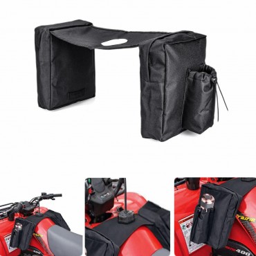 Motorcycle Canvas Fuel Tank Saddlebags Motorbike Left Right Side Saddle Swingarm Tool Bags